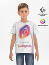 Детская базовая футболка / Инстаграм / Instagram