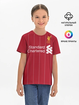 Детская базовая футболка / Liverpool home 19-20