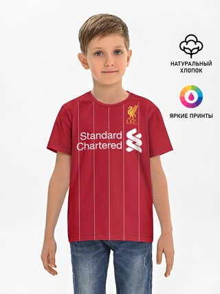 Детская базовая футболка / Liverpool home 19-20