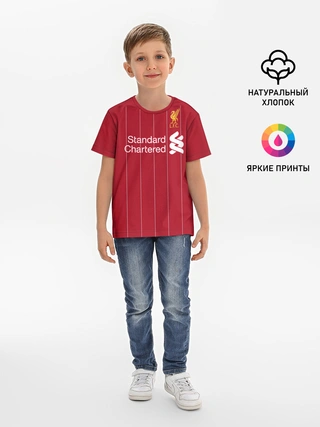 Детская базовая футболка / Liverpool home 19-20