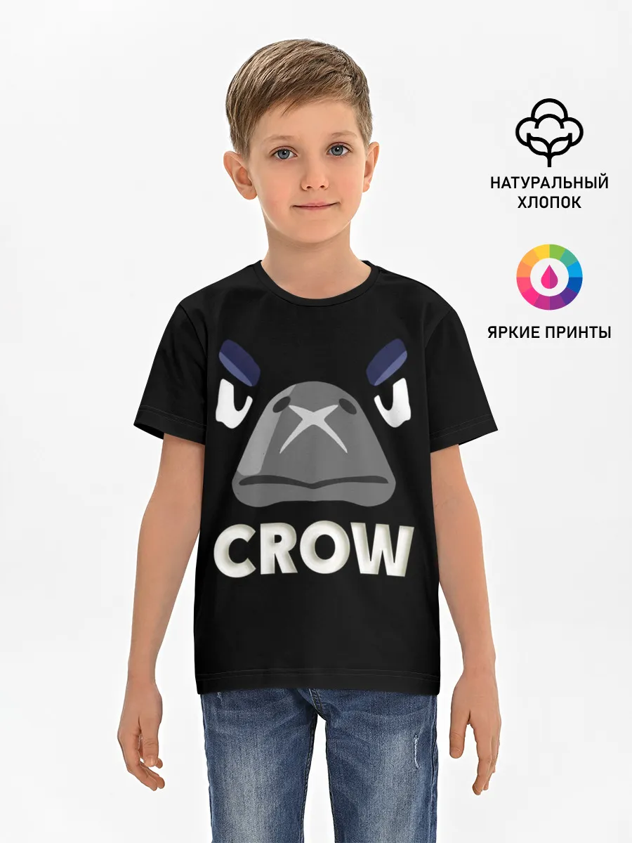 Детская базовая футболка / Brawl Stars CROW