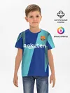 Детская базовая футболка / Barcelona PreMatch kit