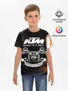 Детская базовая футболка / KTM MOTORCYCLES / КТМ МОТОЦИКЛЫ