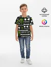 Детская базовая футболка / KAWASAKI X MONSTER ENERGY