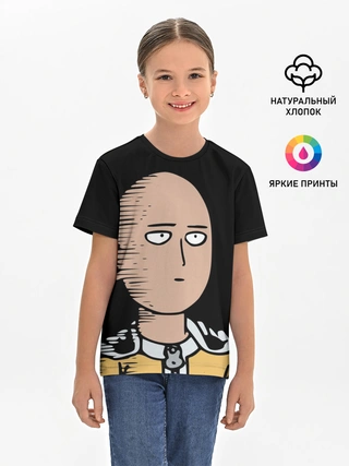 Детская базовая футболка / One-Punch Man Ванпачмен