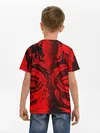 Детская базовая футболка / BLACK RED DRAGONS TATOO