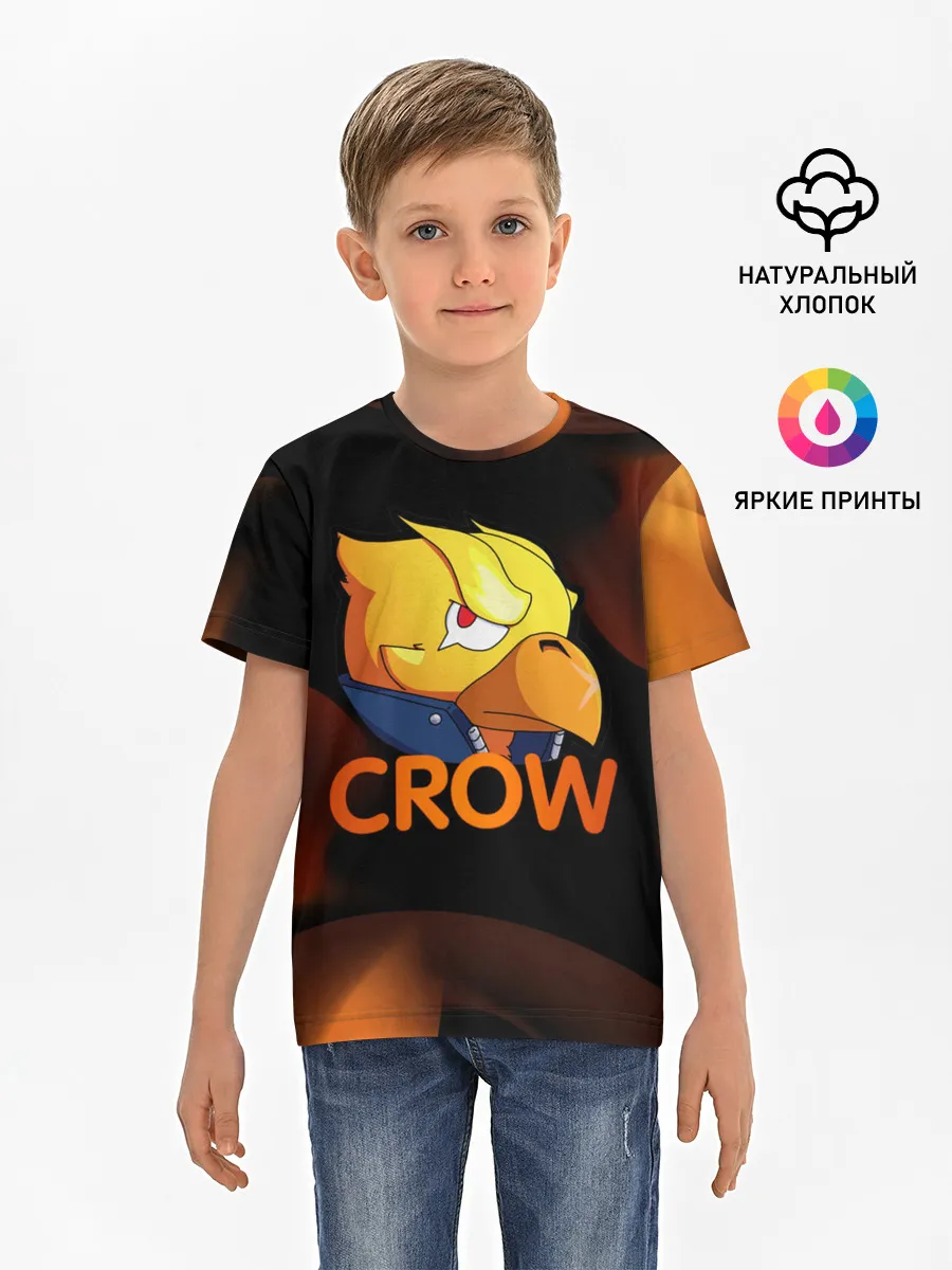 Детская базовая футболка / Crow (Brawl Stars)