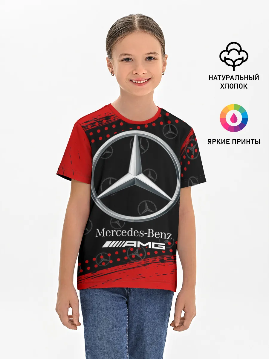 Детская базовая футболка / MERCEDES / МЕРСЕДЕС