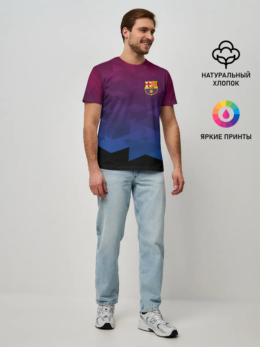 Мужская базовая футболка / FC BARCA SPORT