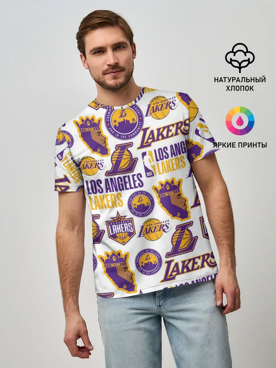 Мужская базовая футболка / LAKERS LOGO