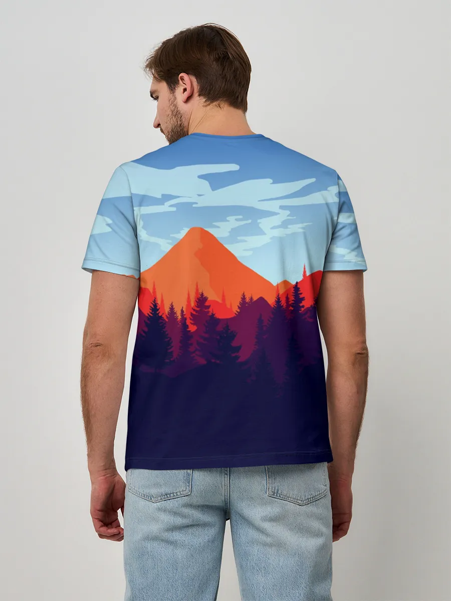 Мужская базовая футболка / Firewatch collection