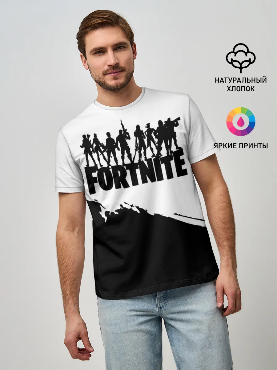 Мужская базовая футболка / Fortnite