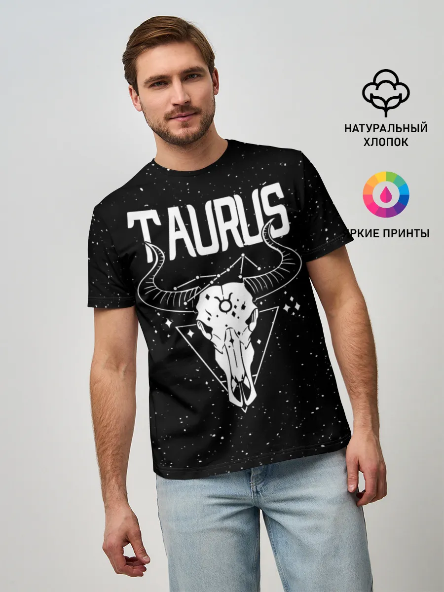 Мужская базовая футболка / Dark Taurus