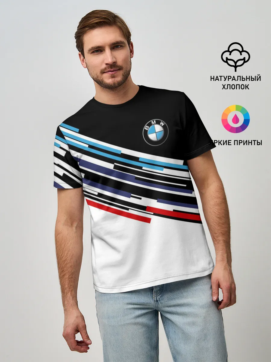 Мужская базовая футболка / BMW BRAND COLOR | БМВ