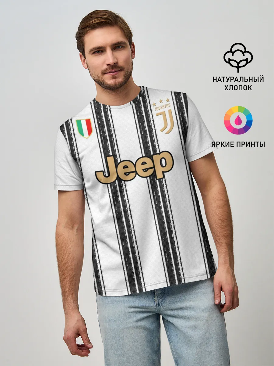 Мужская базовая футболка / Juventus home 20-21