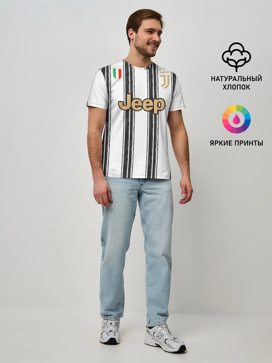 Мужская базовая футболка / Juventus home 20-21