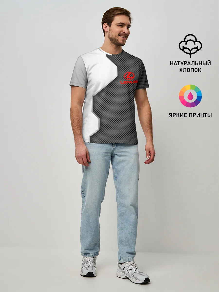 Мужская базовая футболка / Lexus sport uniform auto