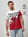 Мужская базовая футболка / Chicago Bulls Red-White