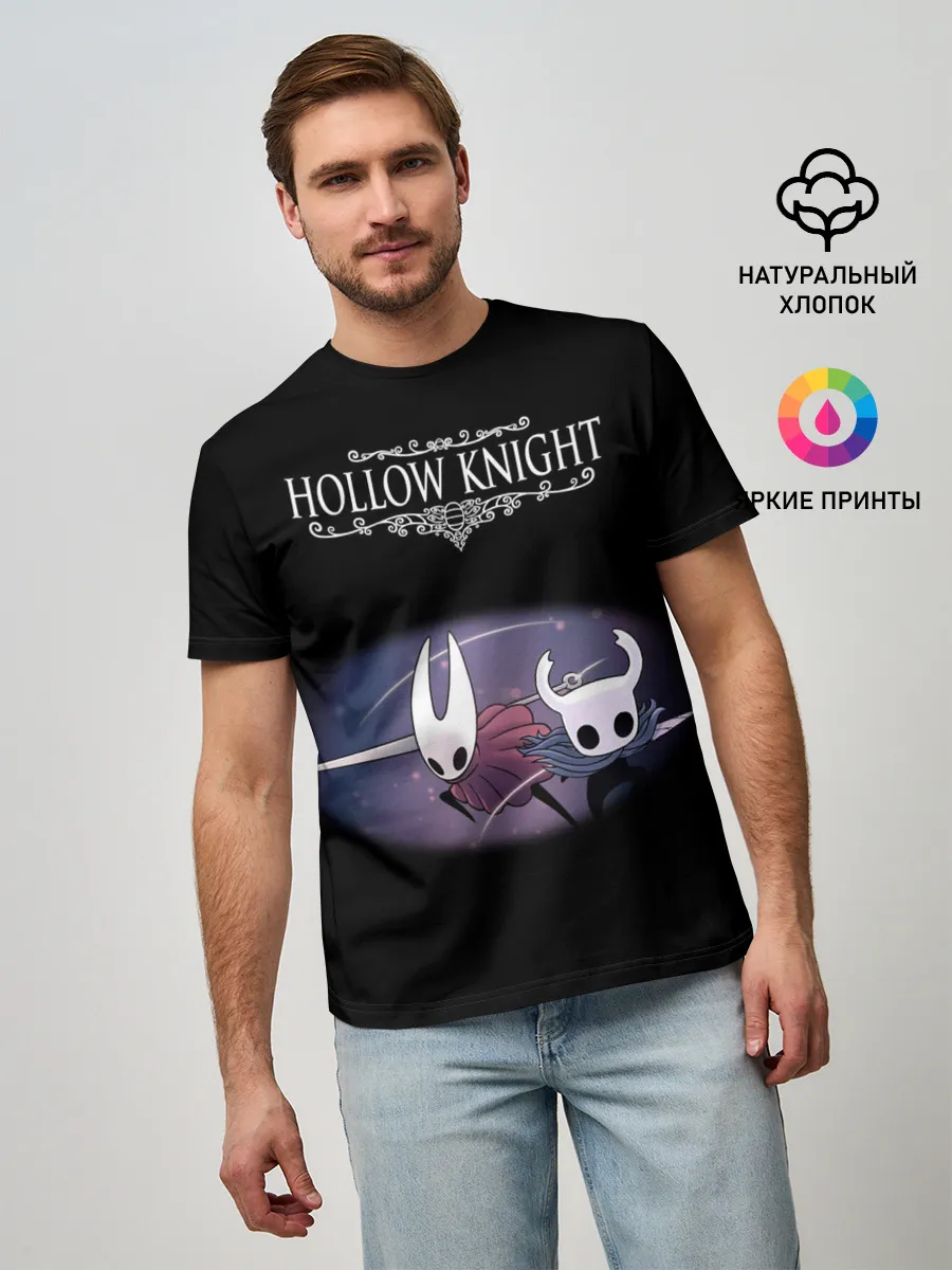 Мужская базовая футболка / Hollow Knight.