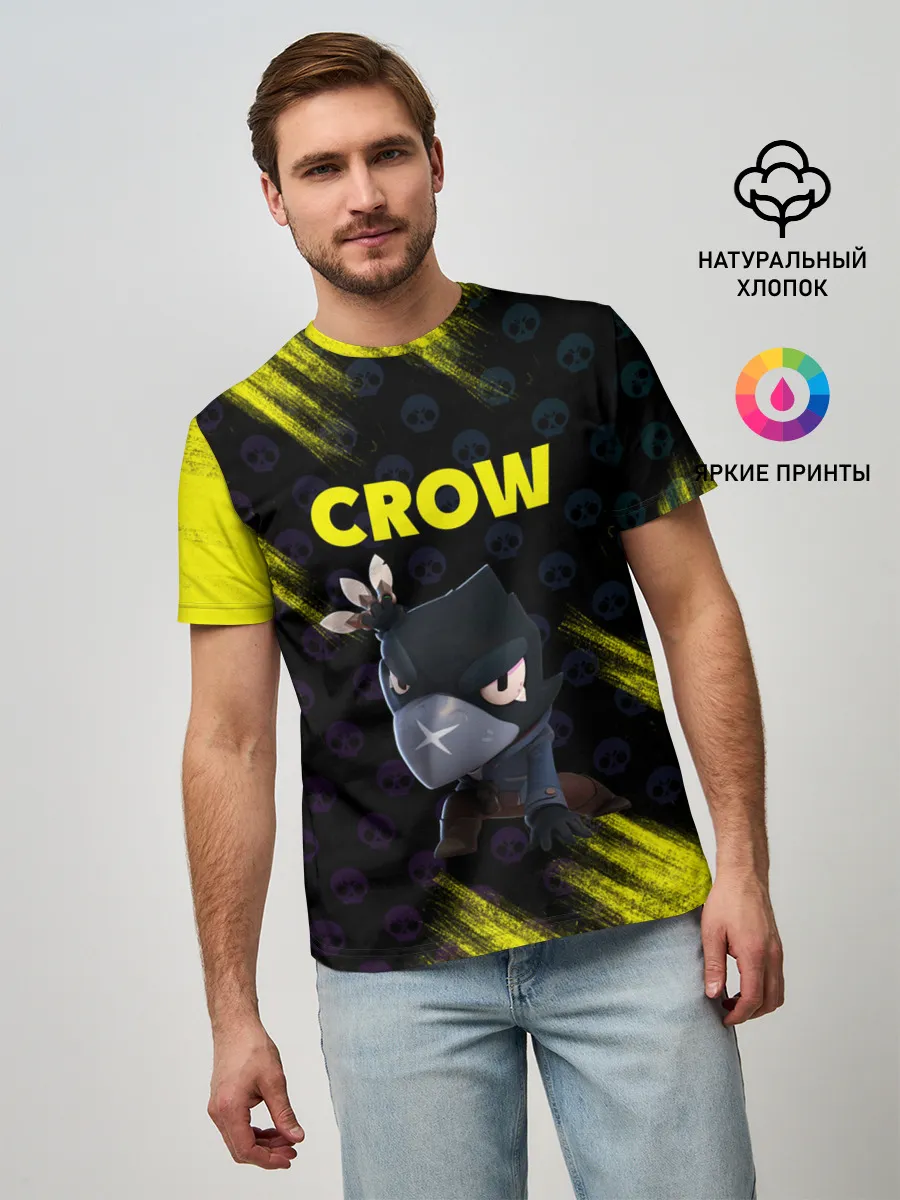 Мужская базовая футболка / Brawl Stars CROW