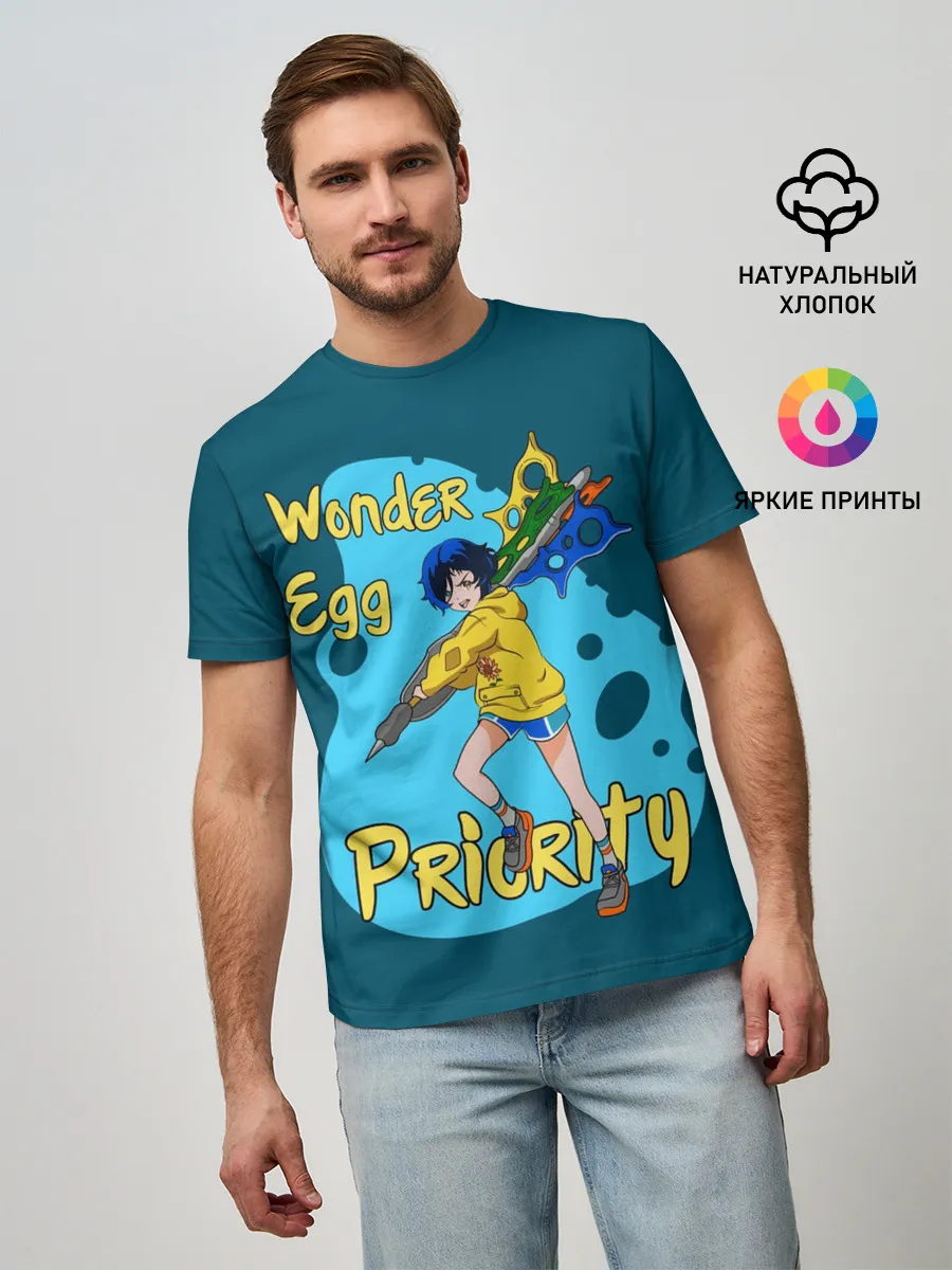 Мужская базовая футболка / Wonder Egg Priority