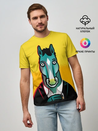 Мужская базовая футболка / BoJack Horseman