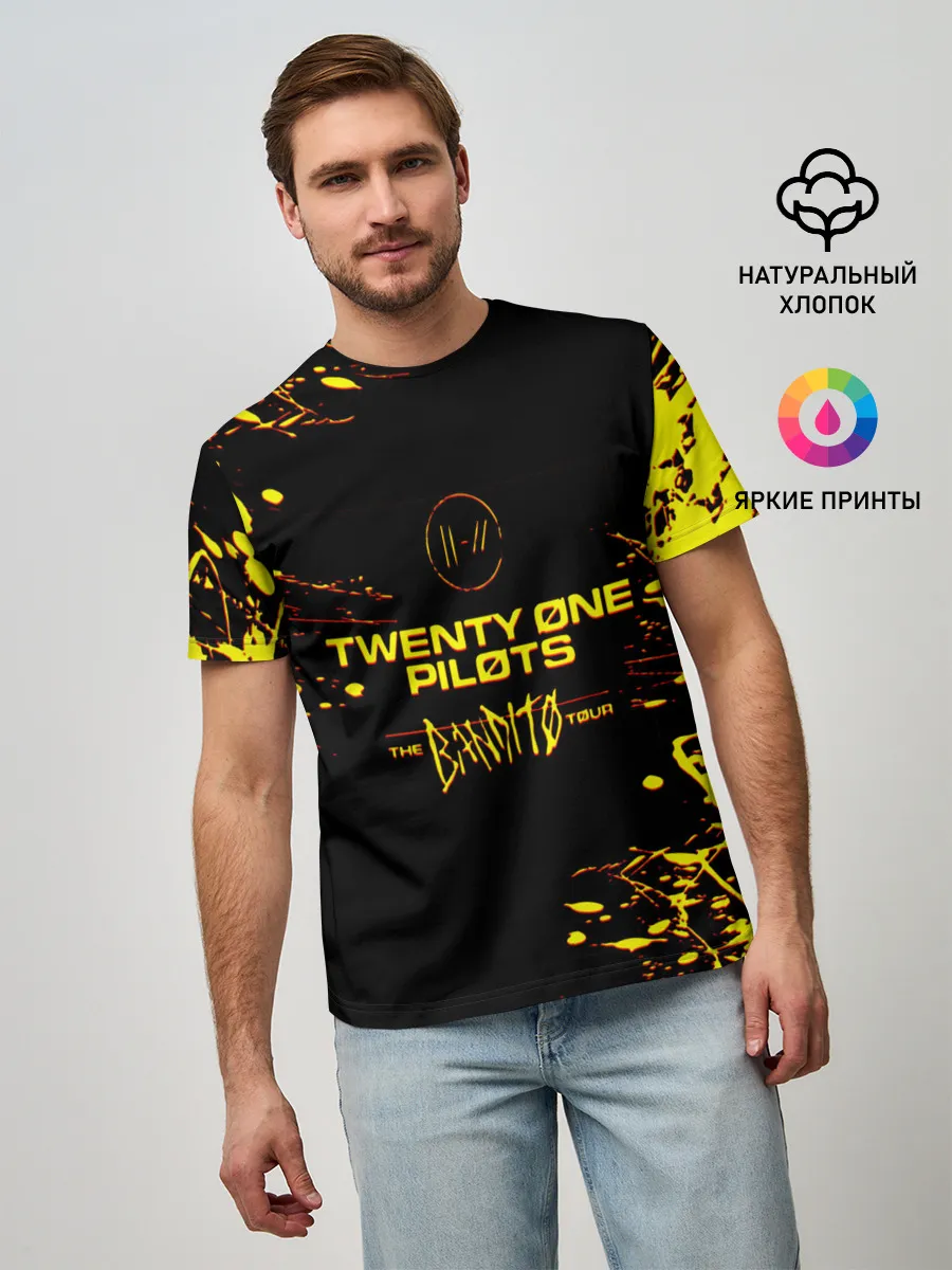 Мужская базовая футболка / TWENTY ONE PILOTS TOP.