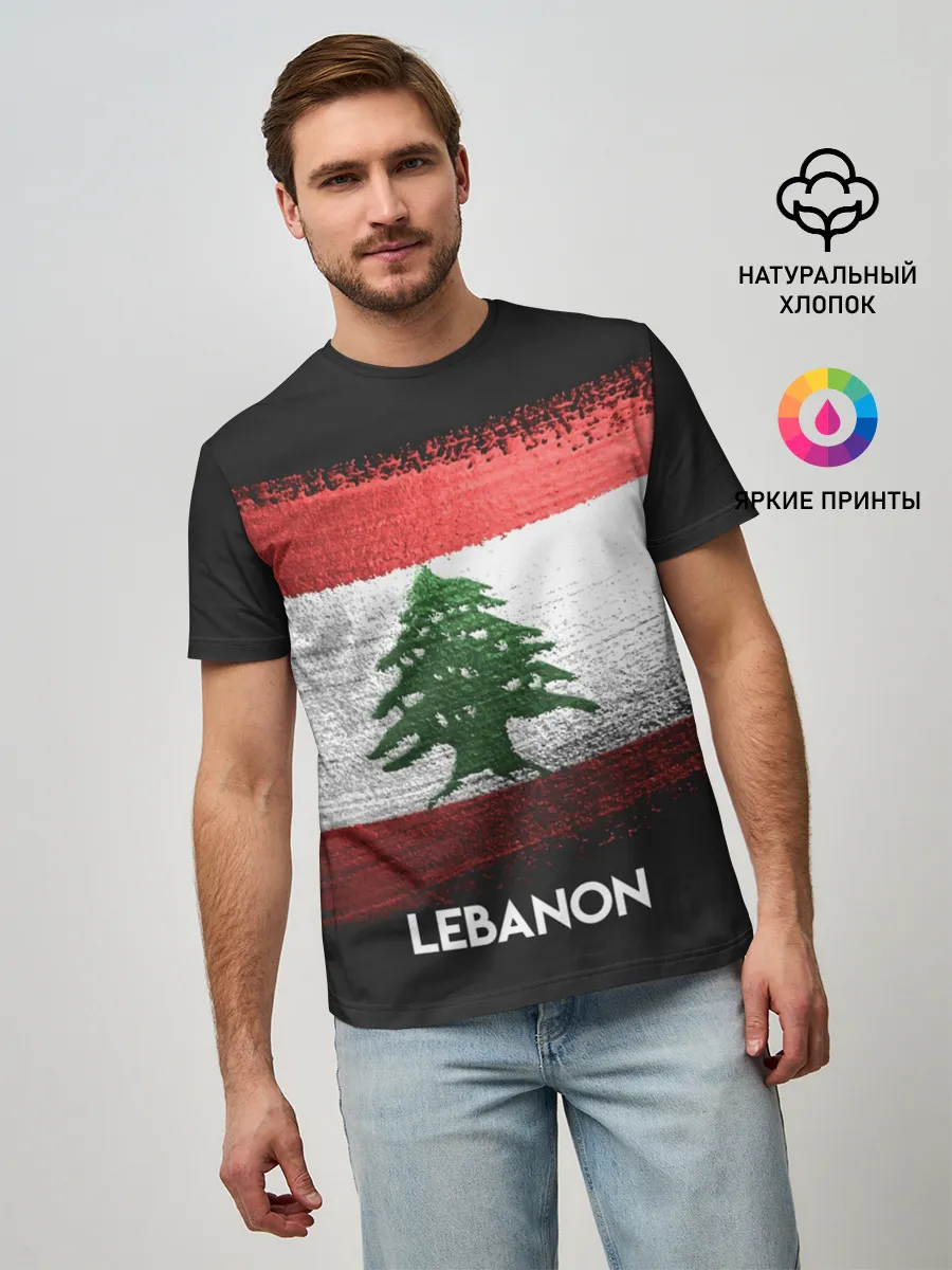 Мужская базовая футболка / LEBANON(Ливан)