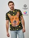 Мужская базовая футболка / Corgi | Stars