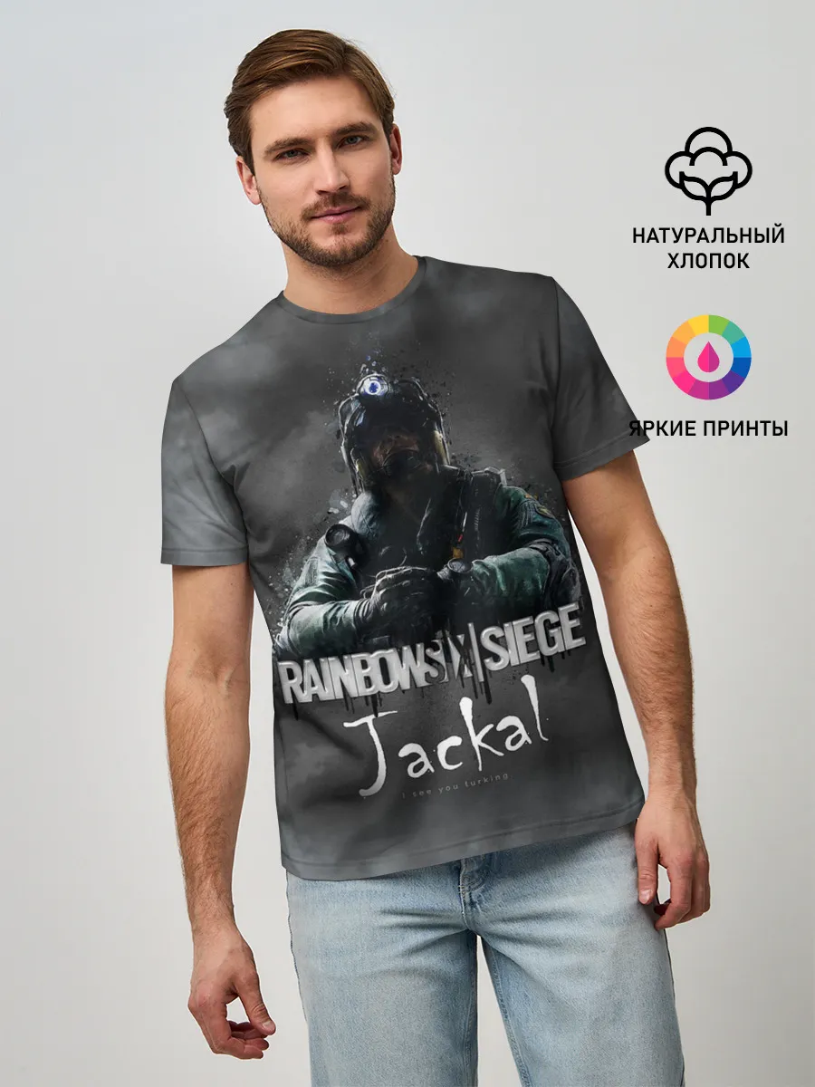 Мужская базовая футболка / Jackal : Rainbow Six