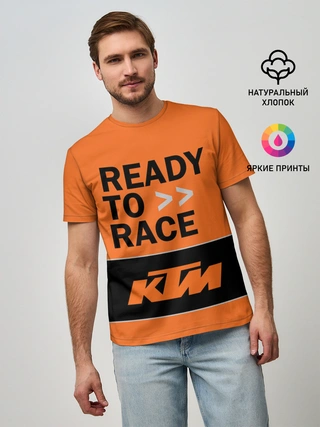 Мужская базовая футболка / KTM | READY TO RACE (Z)