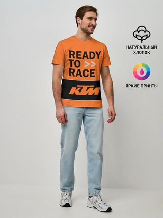 Мужская базовая футболка / KTM | READY TO RACE (Z)