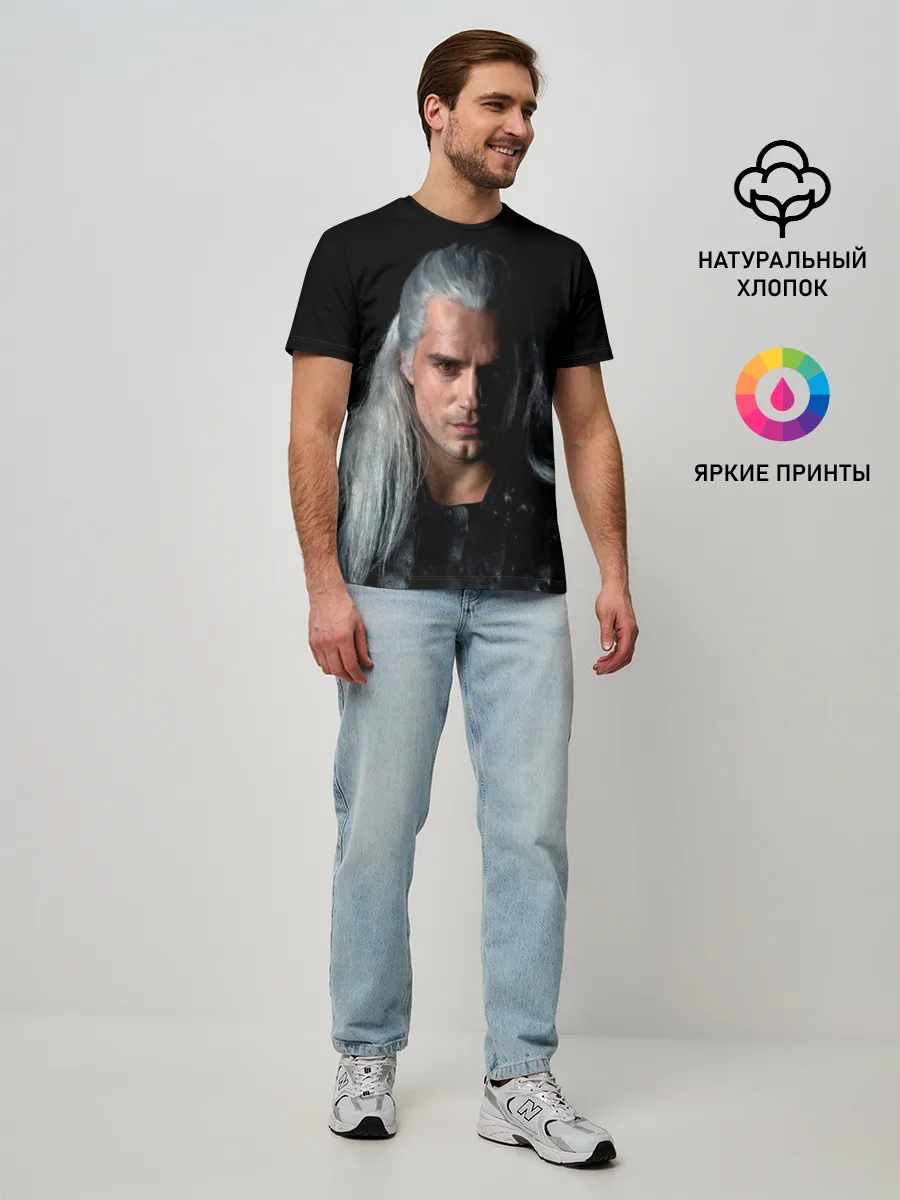 Мужская базовая футболка / The Witcher. Geralt of Rivia