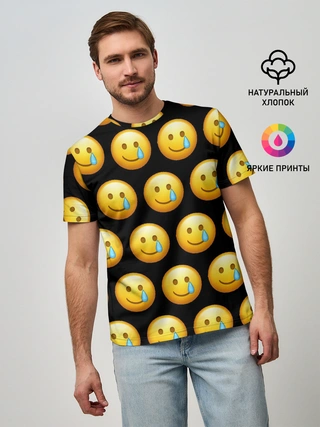 Мужская базовая футболка / New Emoji