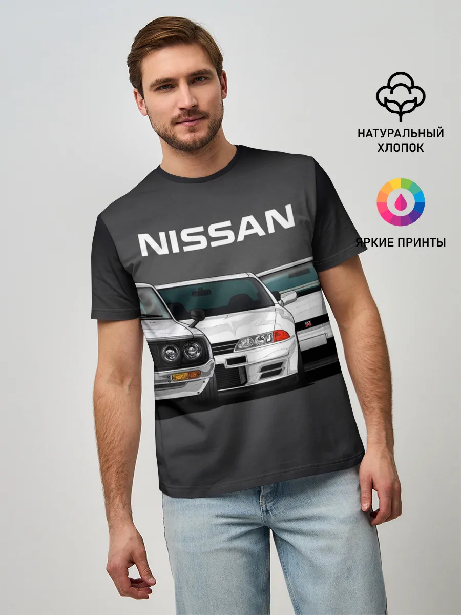 Мужская базовая футболка / NISSAN | НИССАН