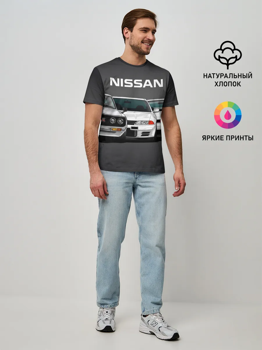 Мужская базовая футболка / NISSAN | НИССАН