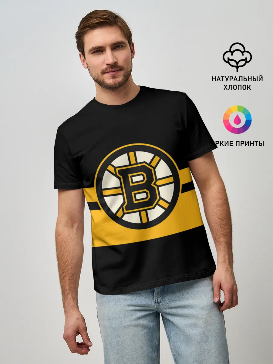 Мужская базовая футболка / BOSTON BRUINS NHL