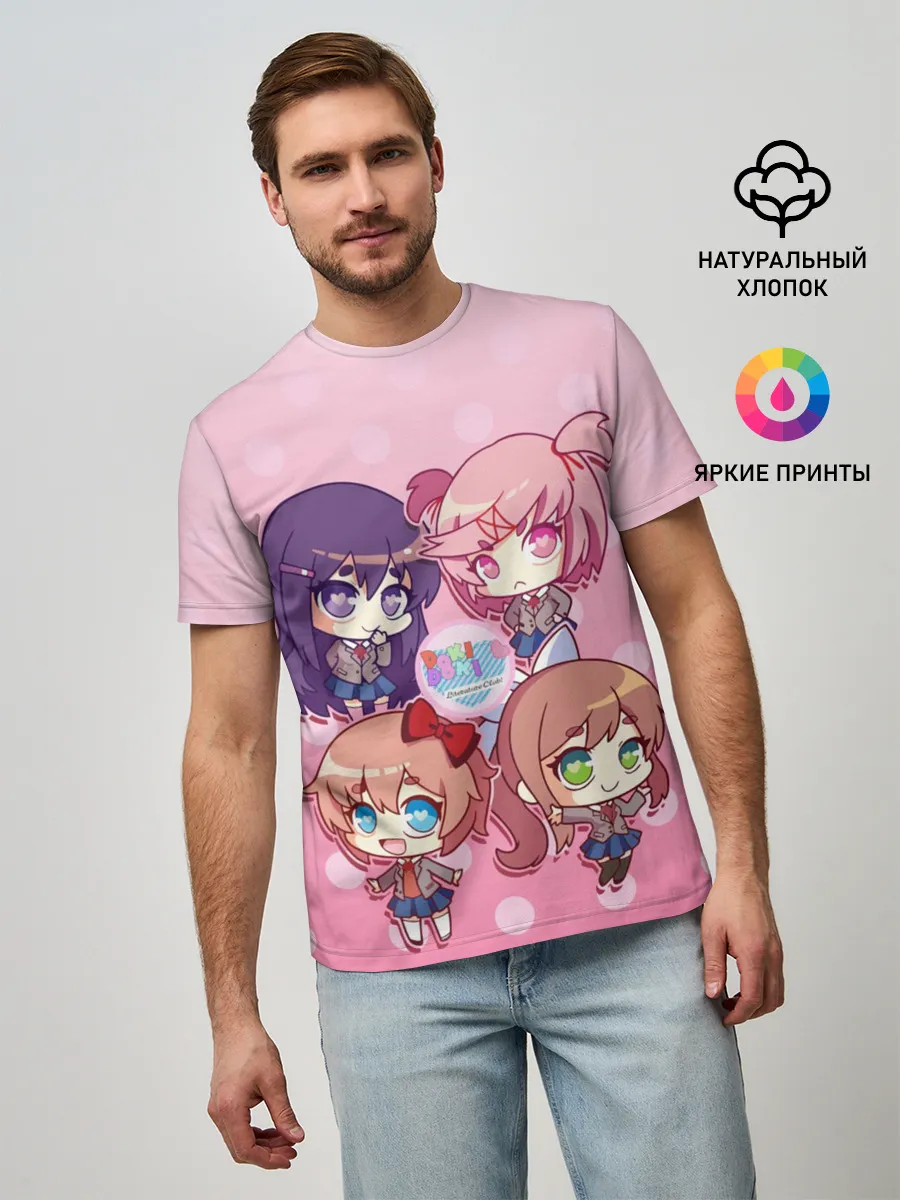 Мужская базовая футболка / DOKI DOKI LITERATURE CLUB