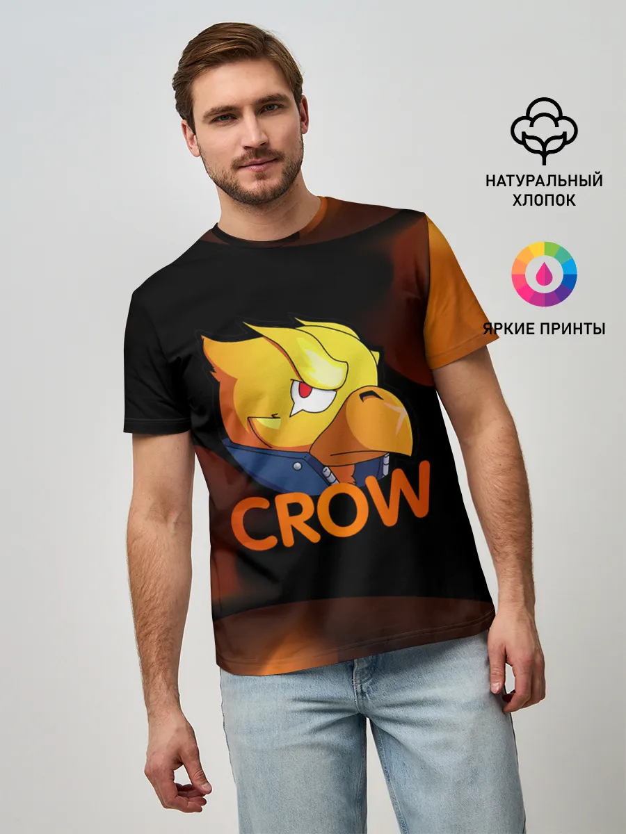 Мужская базовая футболка / Crow (Brawl Stars)