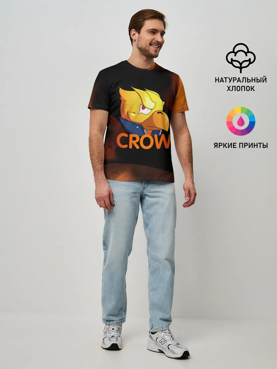 Мужская базовая футболка / Crow (Brawl Stars)