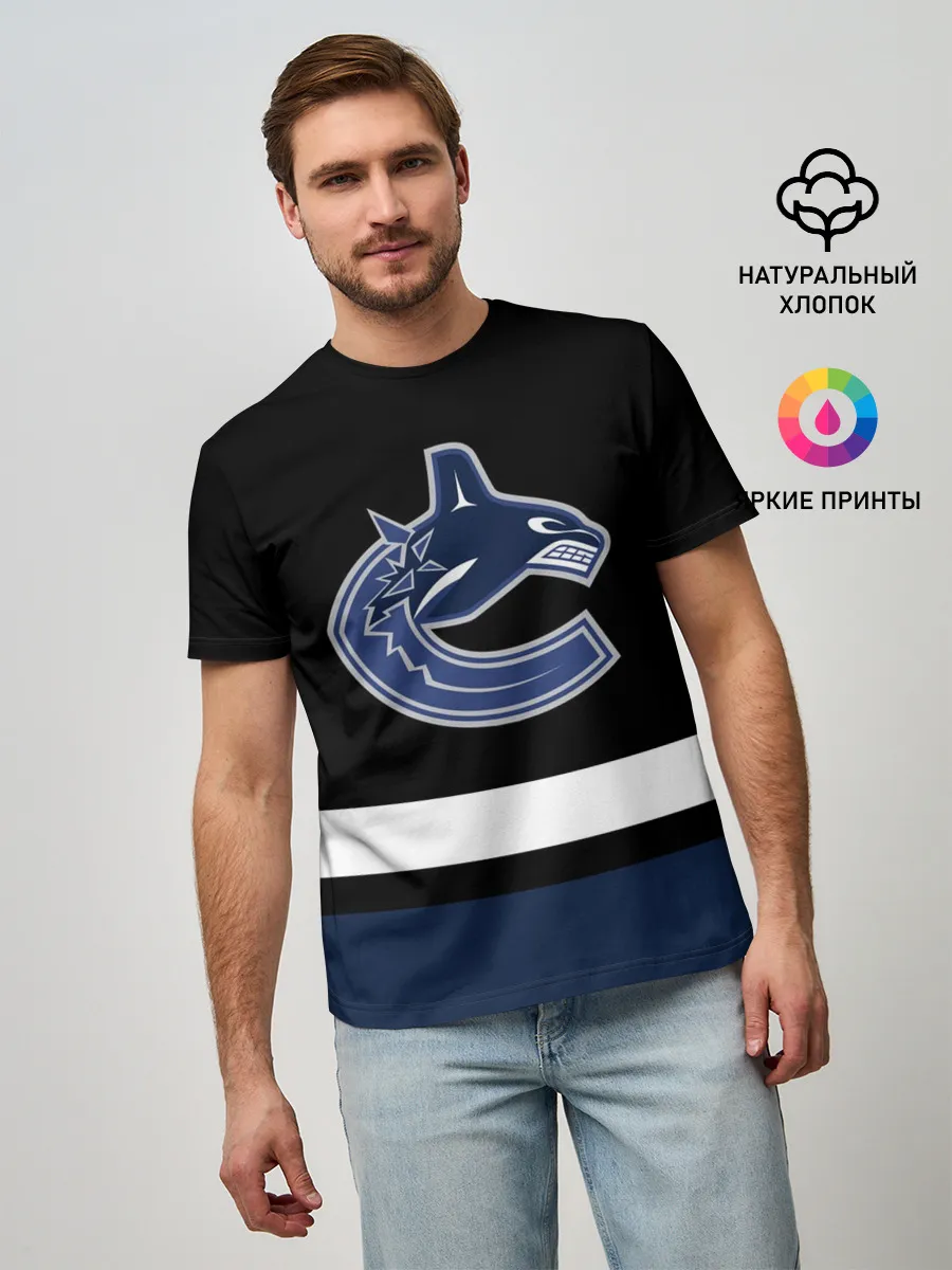 Мужская базовая футболка / Vancouver Canucks