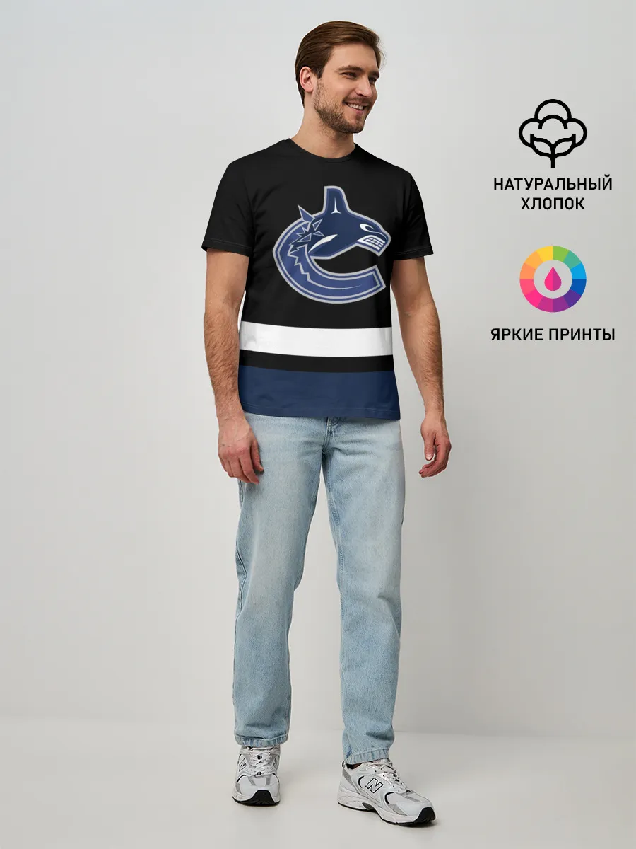 Мужская базовая футболка / Vancouver Canucks