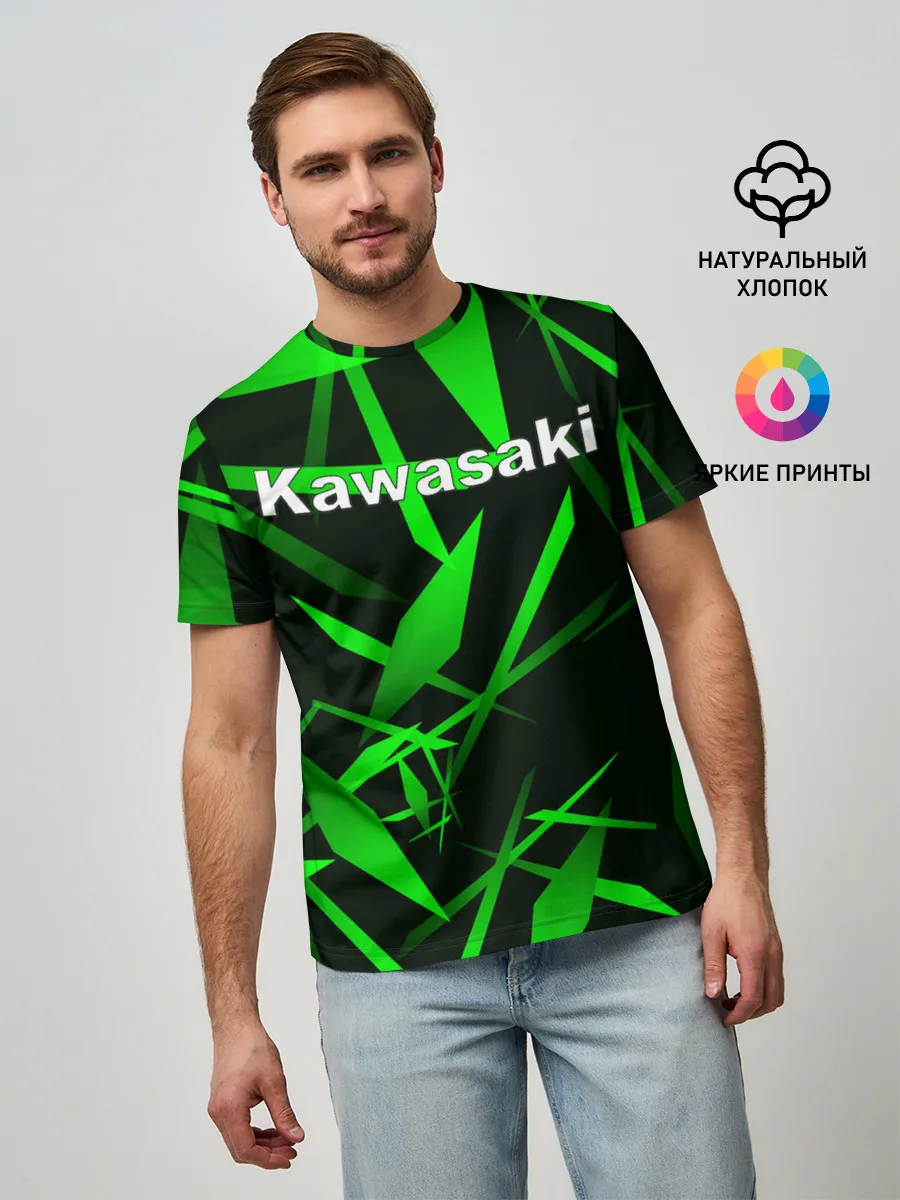 Мужская базовая футболка / Kawasaki