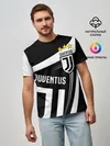 Мужская базовая футболка / JUVENTUS / ЮВЕНТУС / ПОЛОСЫ