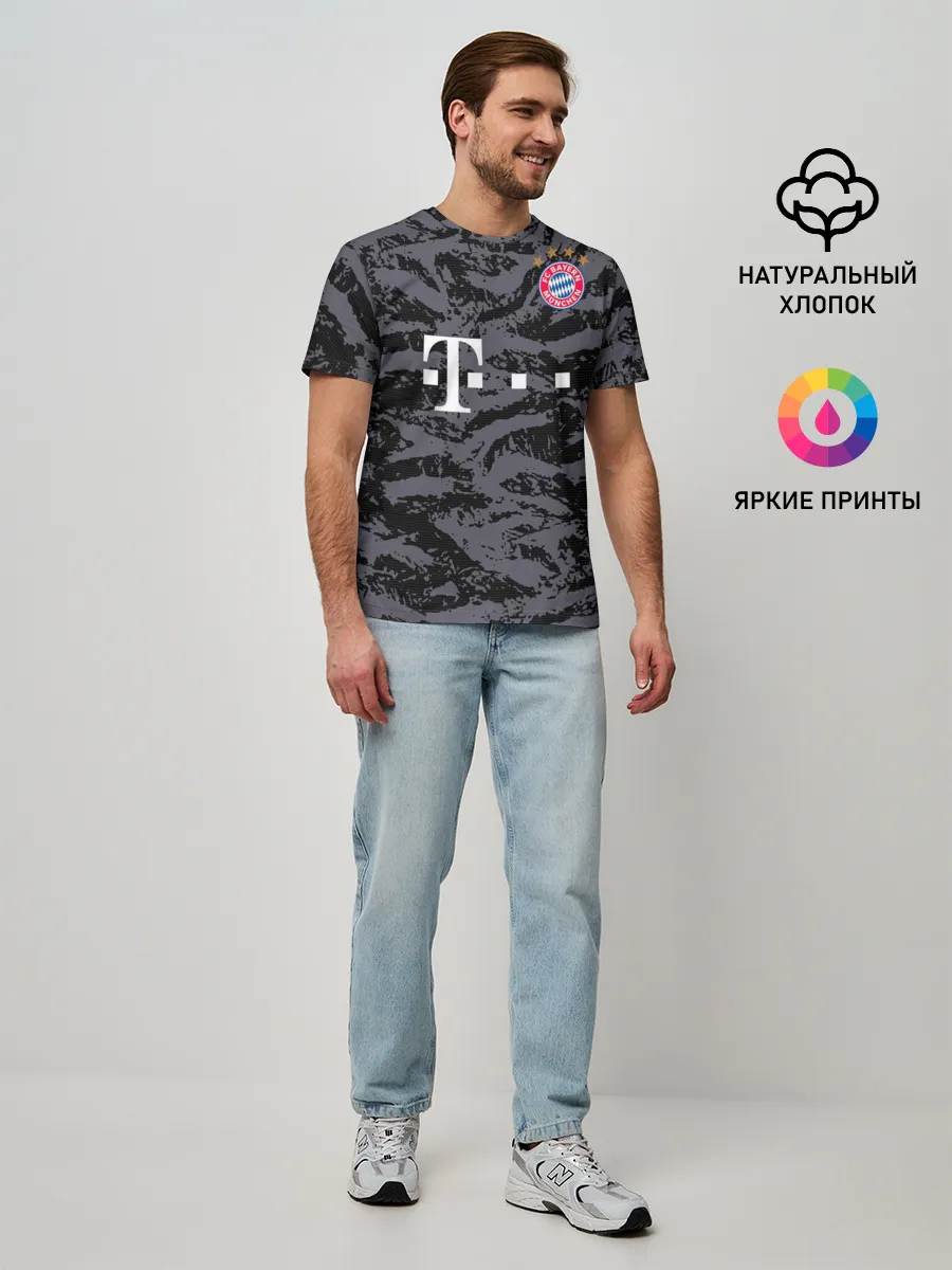 Мужская базовая футболка / Bayern away gk 18-19