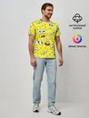 Мужская базовая футболка / Губка Боб / SpongeBob pattern