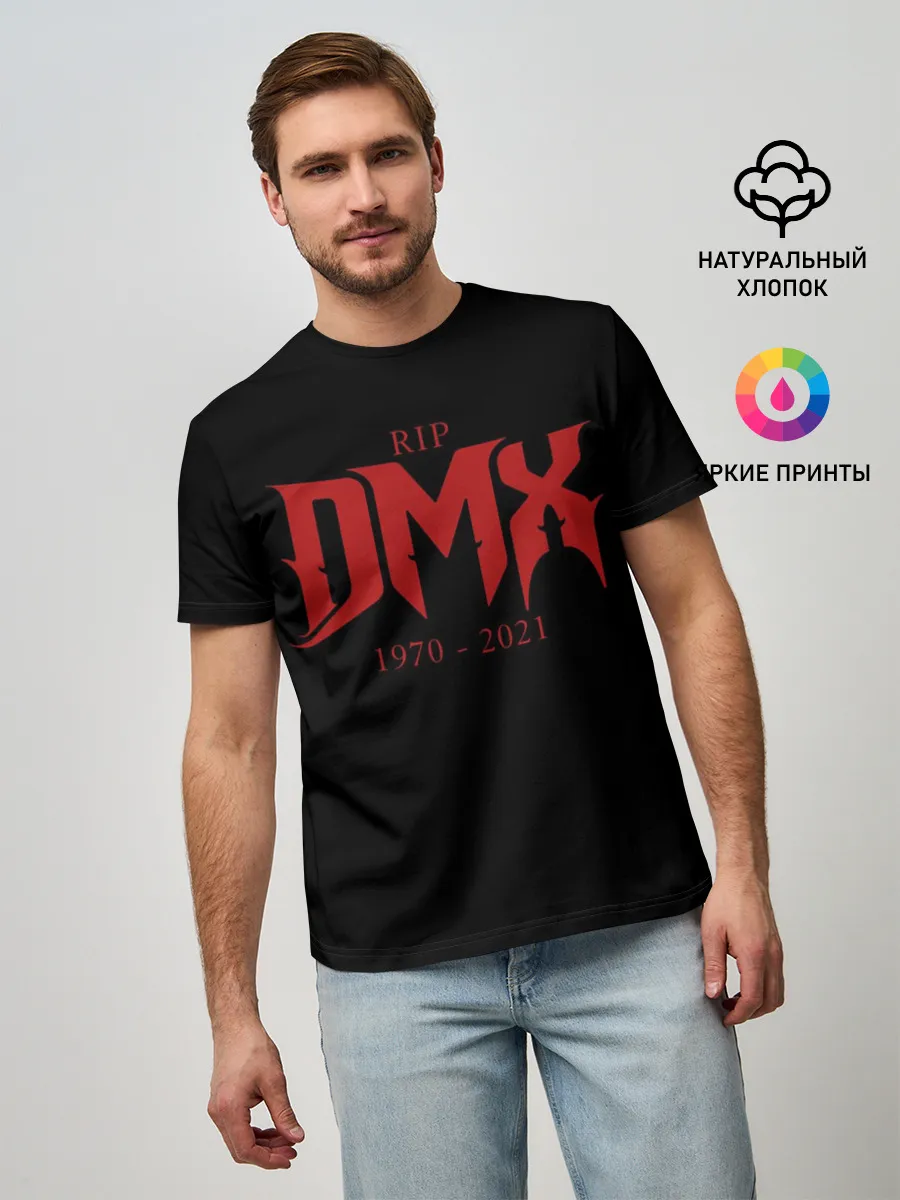 Мужская базовая футболка / DMX RIP (1970-2021)