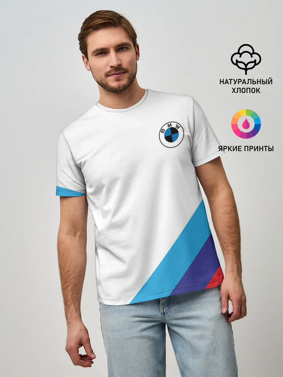 Мужская базовая футболка / BMW NEW LOGO