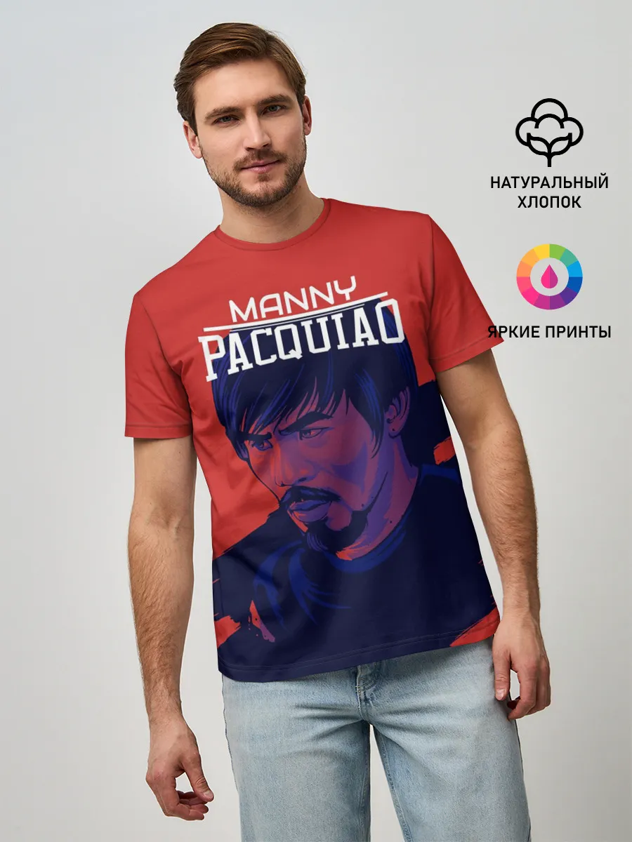 Мужская базовая футболка / Manny Pacquiao