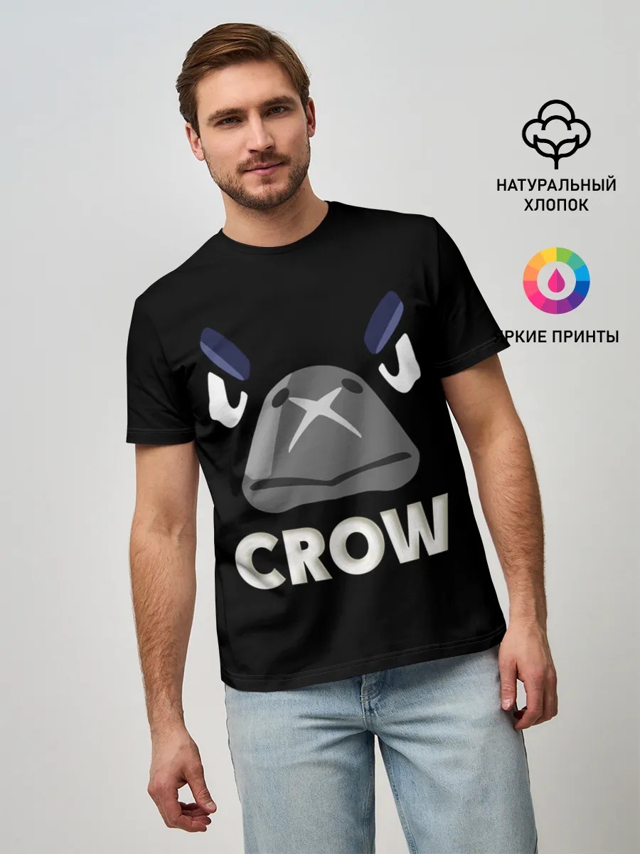 Мужская базовая футболка / Brawl Stars CROW